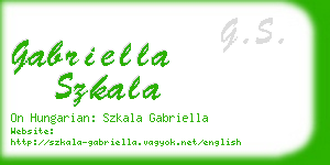 gabriella szkala business card
